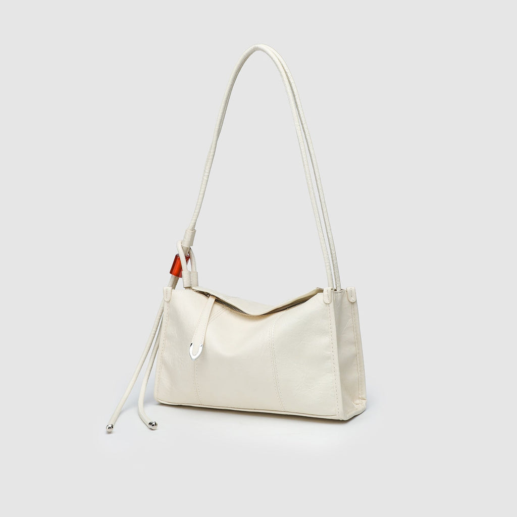 Stylish and minimalist design commuter hobo bag ladies, bag large capacity pleated shoulder shoulder bag, chic elegant shoulder purse