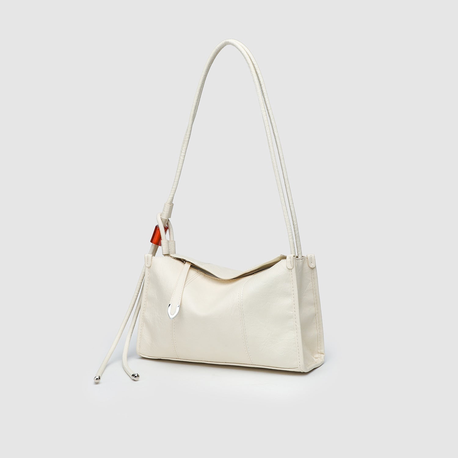 Stylish and minimalist design commuter hobo bag ladies, bag large capacity pleated shoulder shoulder bag, chic elegant shoulder purse