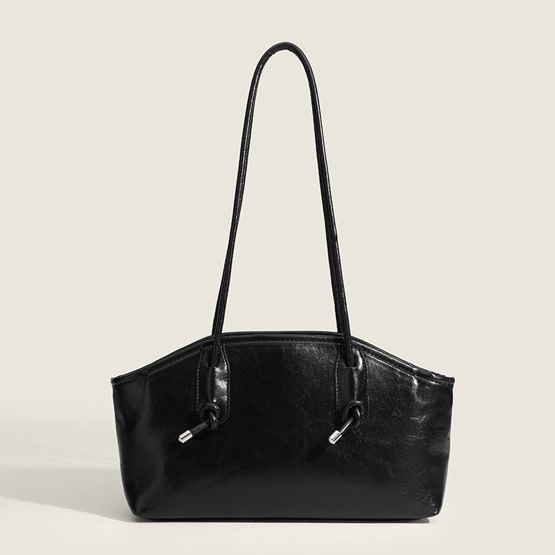 Hobo bag for women, black shoulder bag, women's summer fashion shoulder bag, premium texture design casual commuter shoulder bag