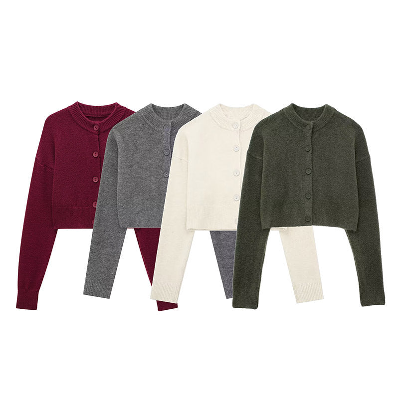 Women's Short Knit Cardigan