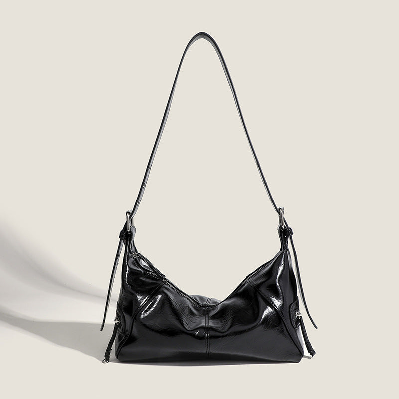 Small hobo bags for women Retro locomotive armpit bag, versatile shoulder handbag