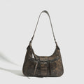 shoulder shoulder  bag, women's retro women's bag shoulder hobo bag, Crossbody shoulder bag, fashion crescent bag
