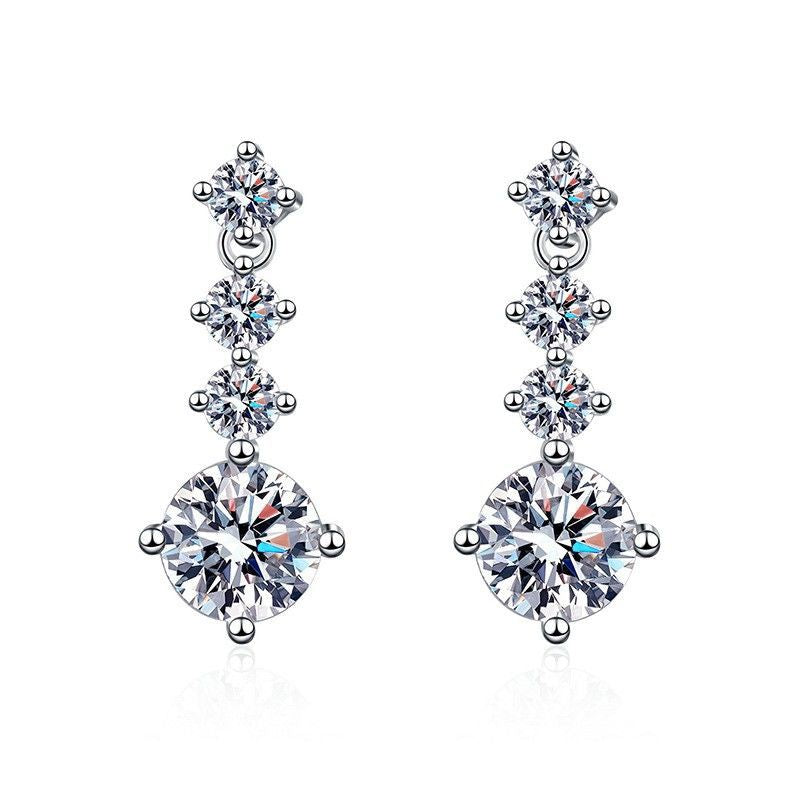 Sunflower Full Diamond Stud Earrings