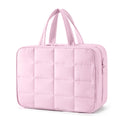 Travel toilet bag, with jewelry storage bag, hanging toilet bag, fluffy cosmetic bag, storage bag travel bag, makeup bag with compartments,