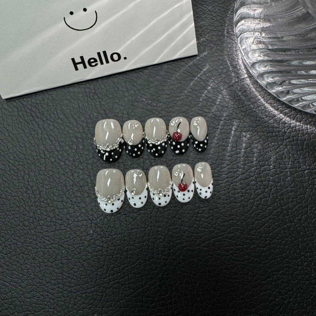 Finger French Hand-painted Diamond Pure Handmade Wholesale