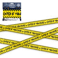 Halloween Warning Strip Tape - Plastic Isolation Decoration Tape for Horror Atmosphere