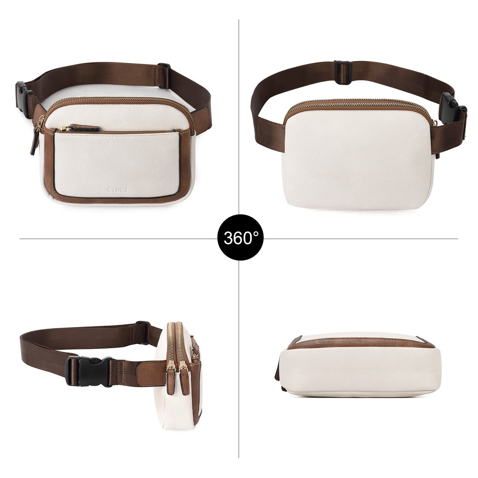 Women's Belt Bag – Mini Portable Crossbody Fanny Bag with Adjustable Shoulder Strap, Faux Leather Waist Bag for Travel & Sports – Stylish and Functional