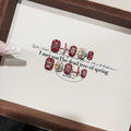 New Year's red Christmas handmade armor cartoon bear cute wearing armor pure handmade autumn and winter nail patch