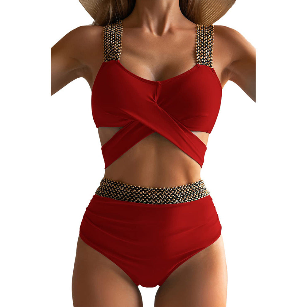 Elastic Bikini Swimsuit for Women Tummy Control Business Product After sales Guarantee