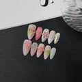 Personality Carving HandmadePress on Nails Patch Premium Sense Spring Summer Press on Nails Cross