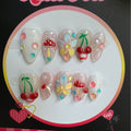 Hot-selling Ou Berry Fruit Series Carved Hand-painted High-end Handcrafted Patch