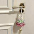 Christmas tree twist stick DIY handmade wind chime car hanging door hanging decoration pendant shopping mall activities