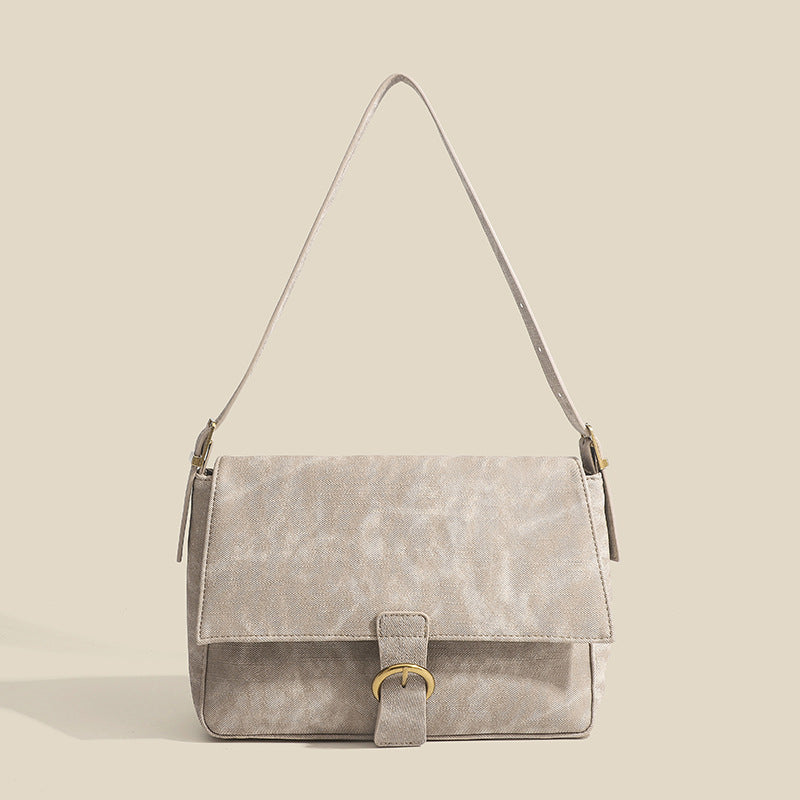Hobo bag for women, large capacity portable commuter armpit bag, versatile shoulder bag, vintage tote bag
