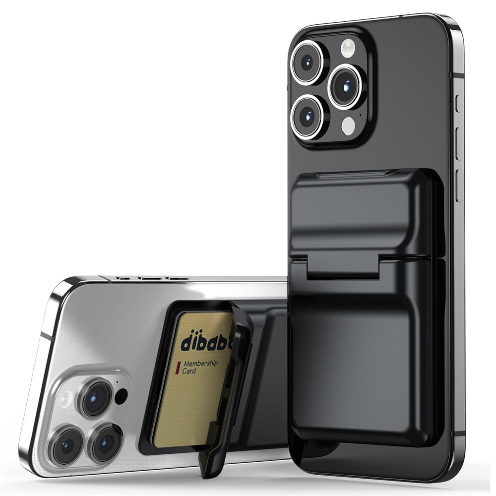 MagSafe Wallet for iPhone - Heavy Duty MIL-STD Snap-On Phone Magnetic Wallet and Phone Card Holder - Detachable and Slim Hard Case for iPhone 17 Pro Max /16 Pro Max/15/14/13/12 Series