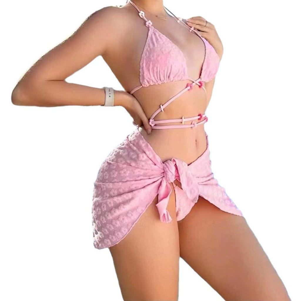 Women's Bikini Swimsuit Sexy Three-Piece Split Swimsuit