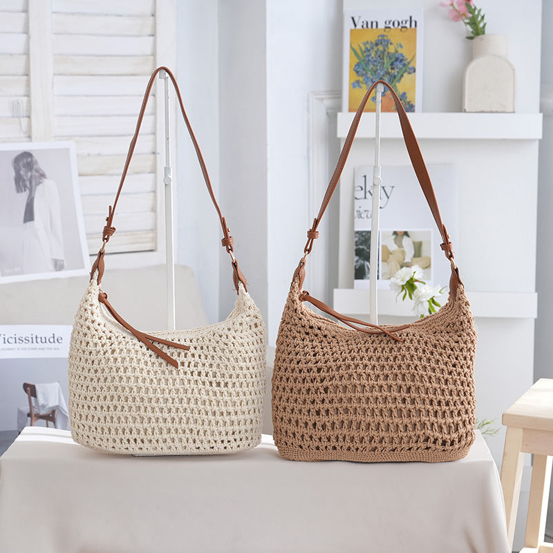 Versatile Casual Vacation Beach Bag - Fashion Shoulder Crossbody Purse