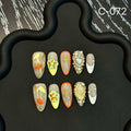 Three-dimensional engraved French almond-shaped ice-through advanced whitening Handcrafted wear