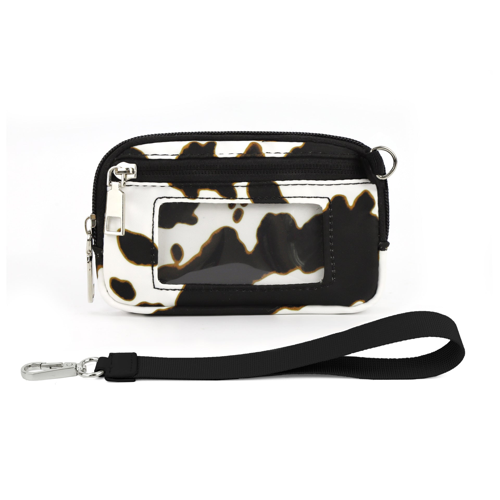 Transparent PVC Card Bag – Portable Wrist Bag for Bank Card & Change Storage
