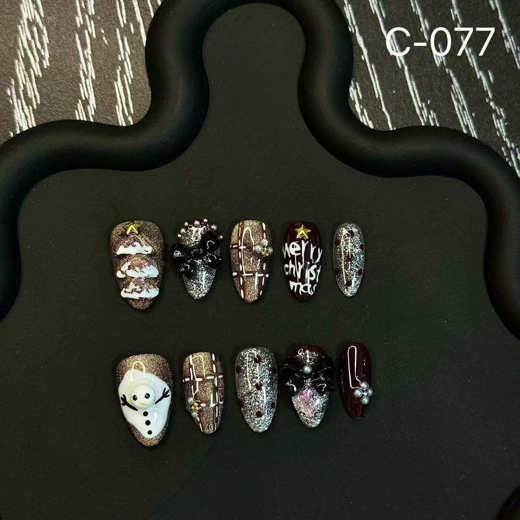 Christmas Pinch Handmade Press on Nails Wholesale