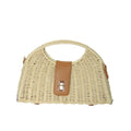 Crossbody Straw Bag – Fashion Shoulder Woven Purse, Vacation Beach Tote Handbag