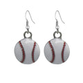 Rhinestone Football & Rugby Earrings for Women - Sparkling Sports Fan Dangle Drop Stud Earrings