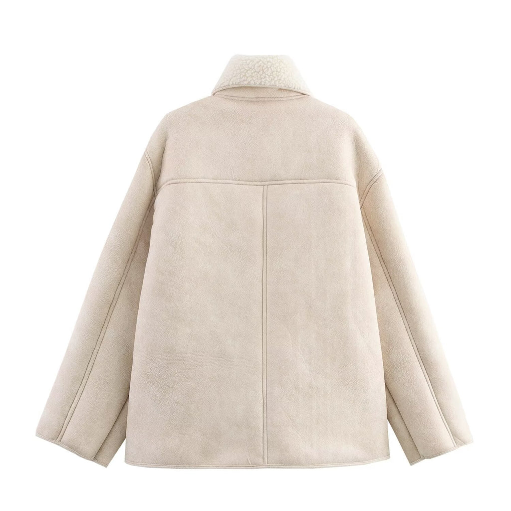 Reversible Fur & Leather Jacket coat