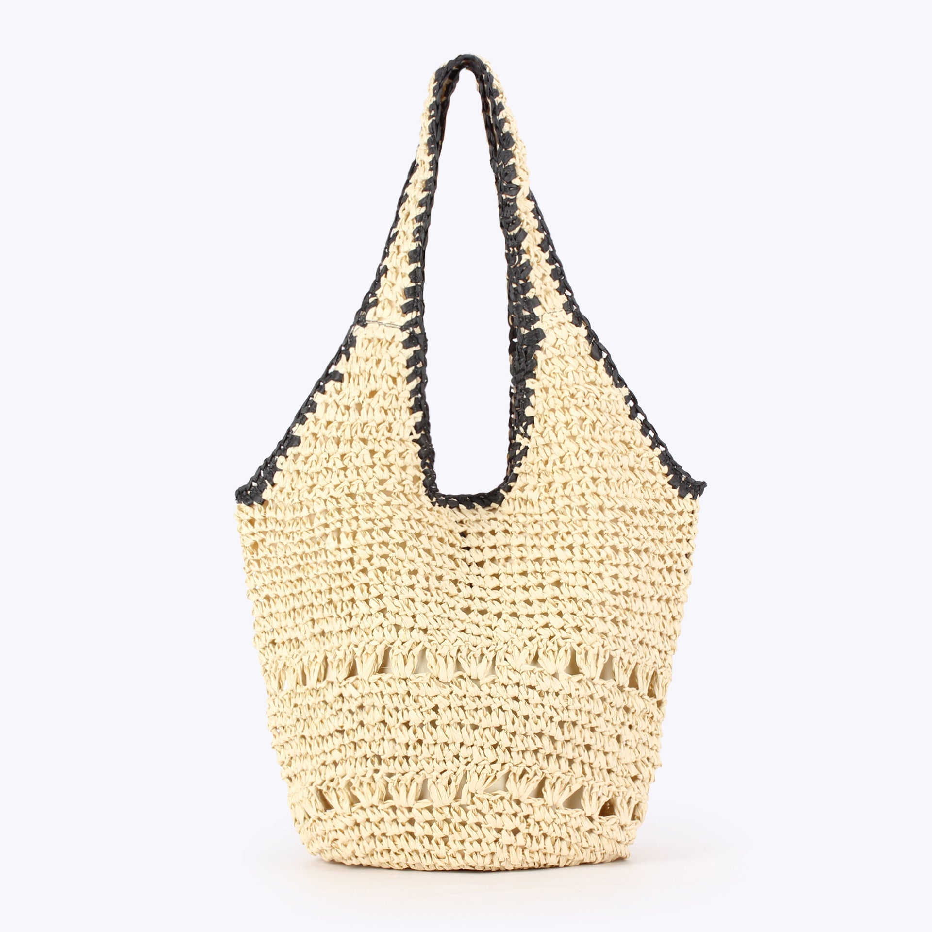 Woven Bag – Casual Beach Vacation Tote, Daily Versatile Commuter Purse, Unique Women's Accessory