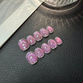 Popular Glass Beads Cat's Eye Short Round Bean Nail HandmadePress on Nails Wholesale