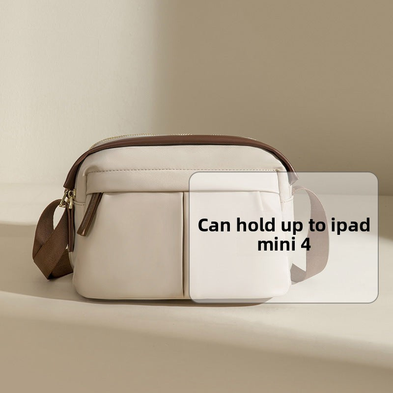 Small women's crossbody bag, fashionable small bag versatile, shoulder bag commuting solid color, simple square bag small