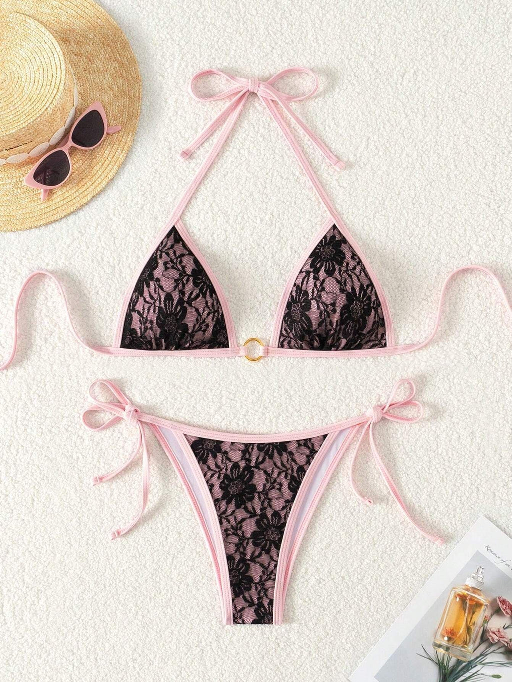 Sexy Lace Bikini Set Swimsuit