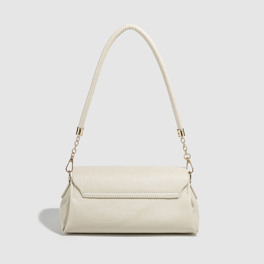 Small shoulder bag for women, fashionable glacier white underarm bag, versatile commuter Crossbody bag for women small