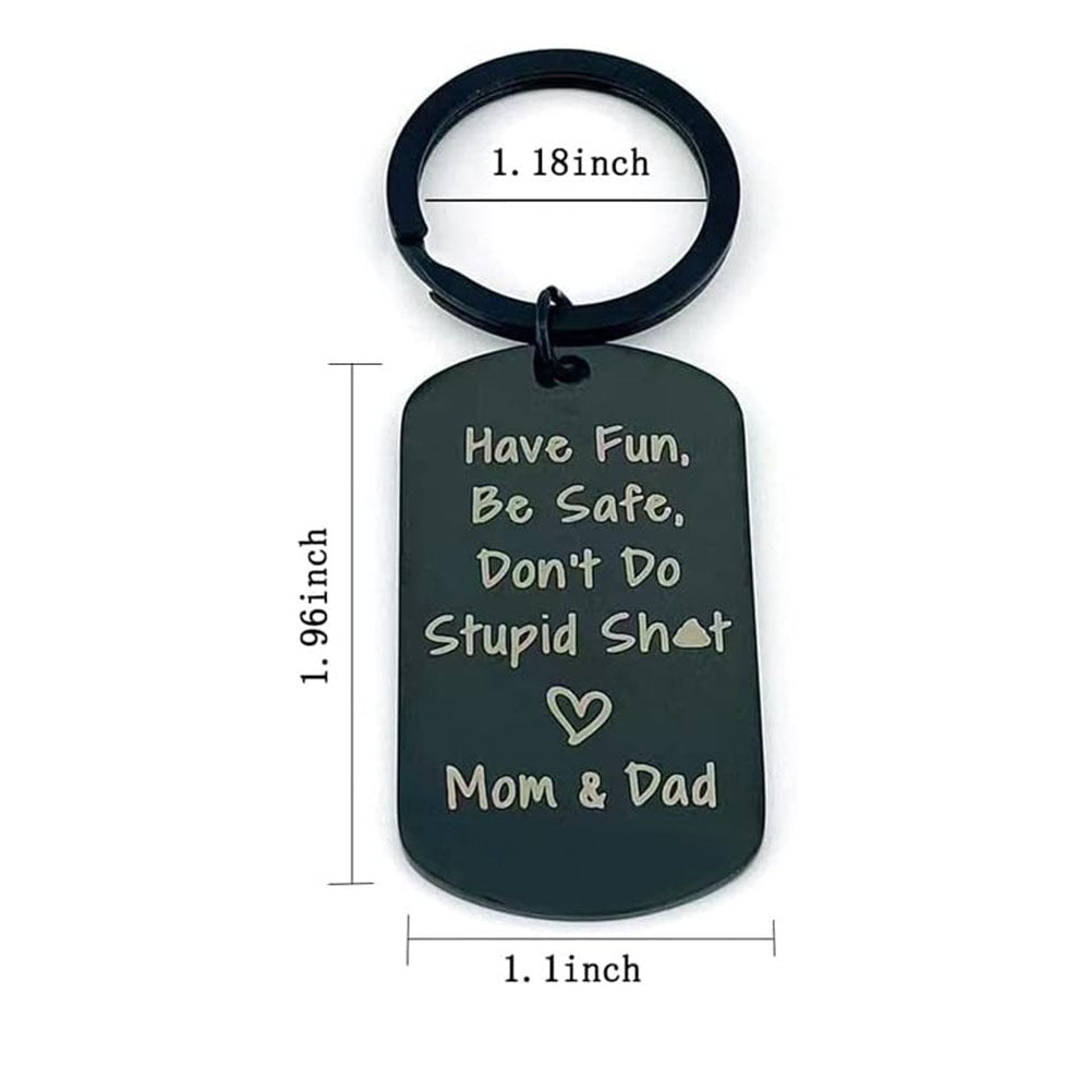 Keychain Black Men's Keychain Foreign Trade Keychain