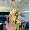 Car plant pendant Car decoration Rearview mirror pendant Creative wool in the car