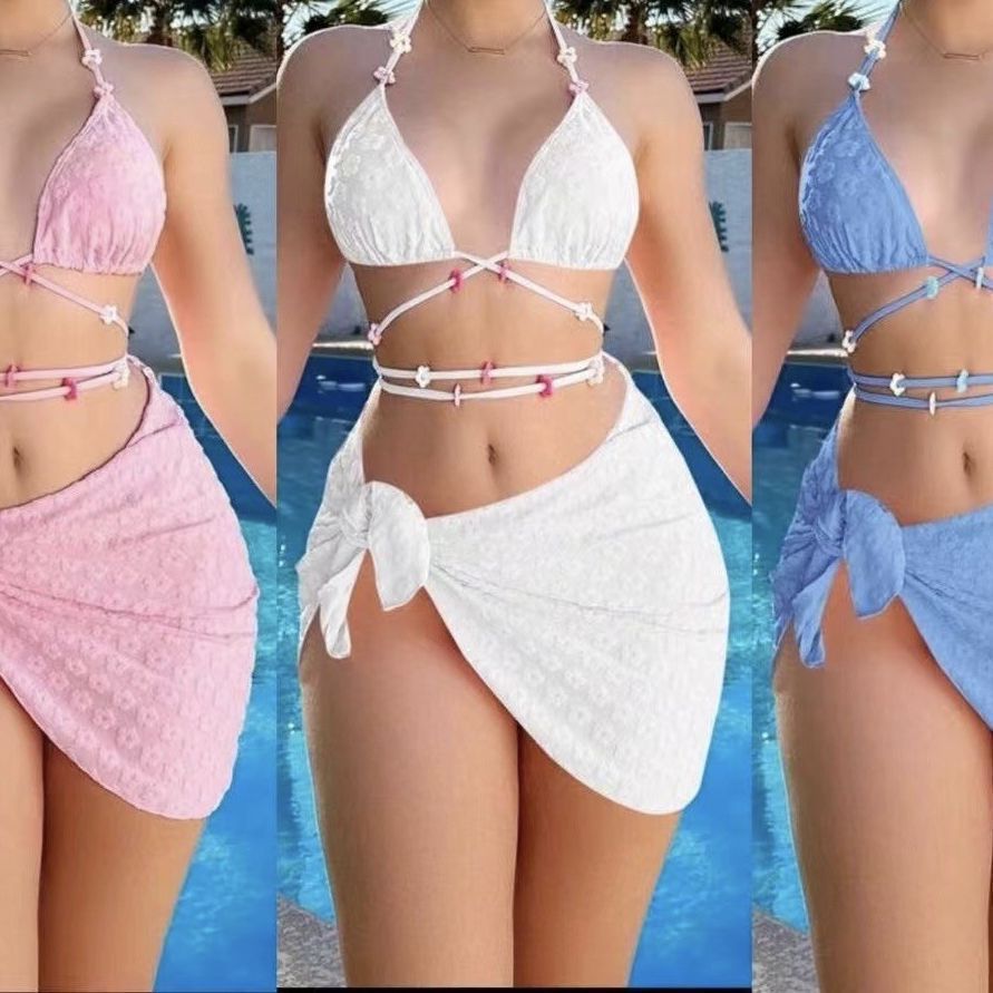 Women's Bikini Swimsuit Sexy Three-Piece Split Swimsuit