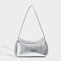 Silver small shoulder bag Design shoulder Bag, Bag Women's Summer Temperament Versatile Shoulder Bag  Hobo Handbag