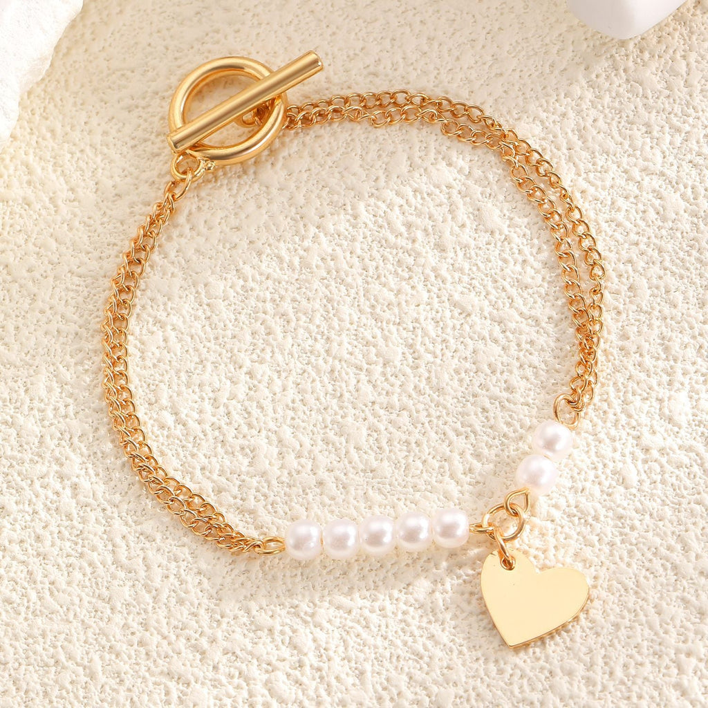 Vintage Pearl Bracelet Women Elegant High-End Beaded Bracelet