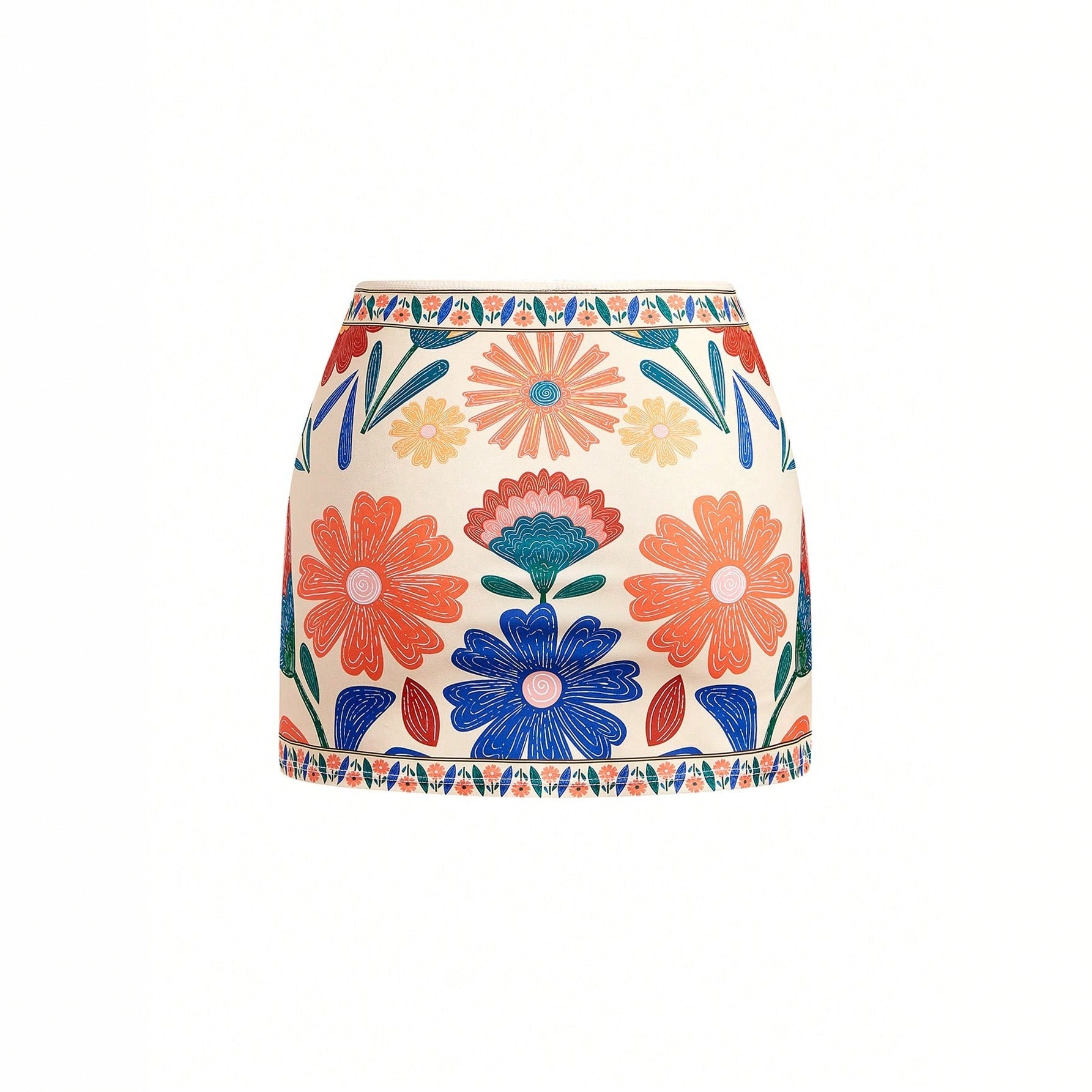 Women's Printed Bohemian Flowy Sling Vacation Style Swimsuit