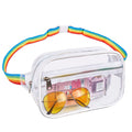 PVC Transparent Belt Bag – Adjustable Shoulder Strap Crossbody Fanny Pack for Sports & Travel – Waterproof Chest Purse with Stylish Design