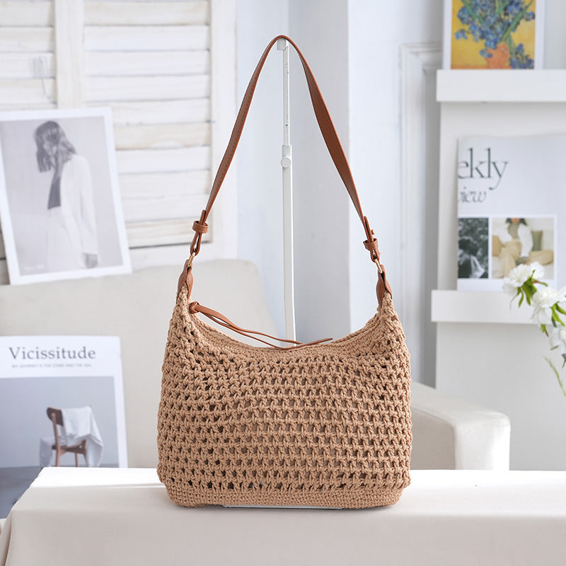 Versatile Casual Vacation Beach Bag - Fashion Shoulder Crossbody Purse