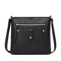 Small crossbody bag, stylish simple splicing shoulder bag, multi-functional portable bag