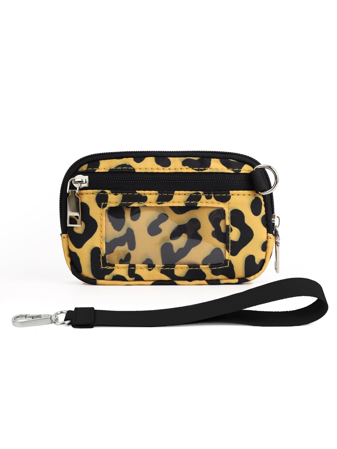 Transparent PVC Card Bag – Portable Wrist Bag for Bank Card & Change Storage
