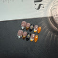 [Beach Waves] Wholesale of hand-painted three-dimensional carved fake nails