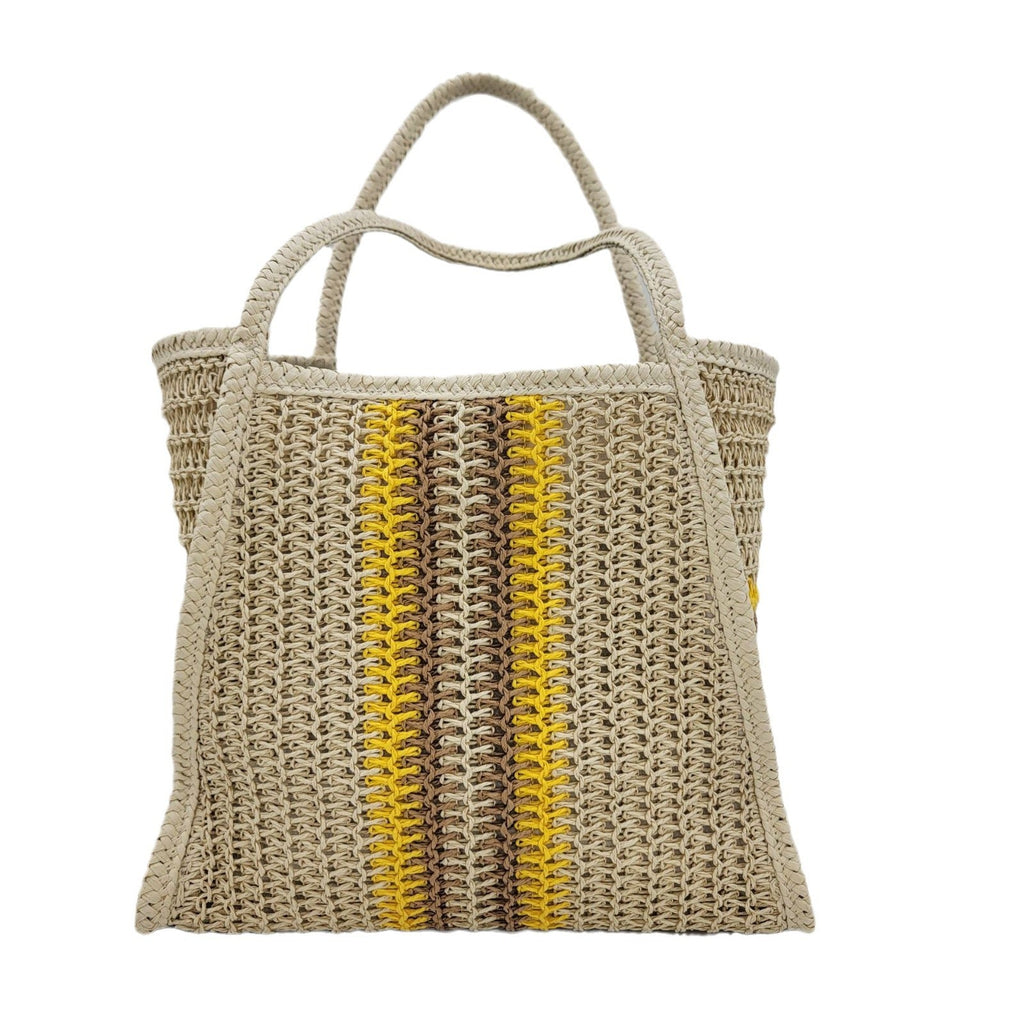 Women’s Beach Vacation Shoulder Bag – Large Woven Tote, Commuter-Ready Straw Purse
