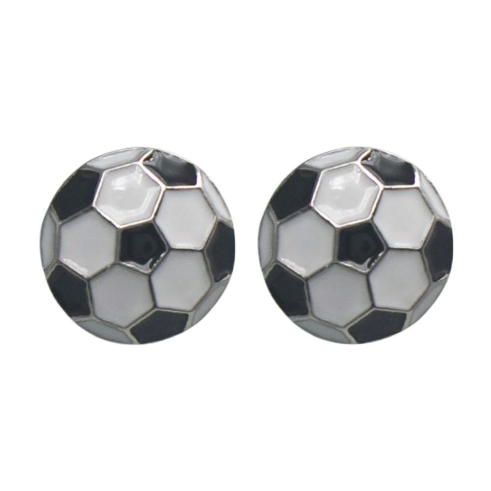 Rhinestone Football & Rugby Earrings for Women - Sparkling Sports Fan Dangle Drop Stud Earrings