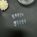 Metal dark gray blue black finished Spice Girl Sweet Cool White Handmade Wear Fake Wholesale