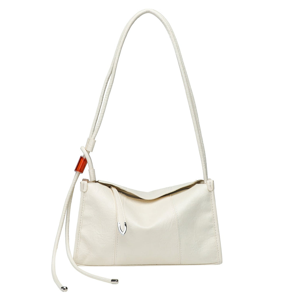 Stylish and minimalist design commuter hobo bag ladies, bag large capacity pleated shoulder shoulder bag, chic elegant shoulder purse