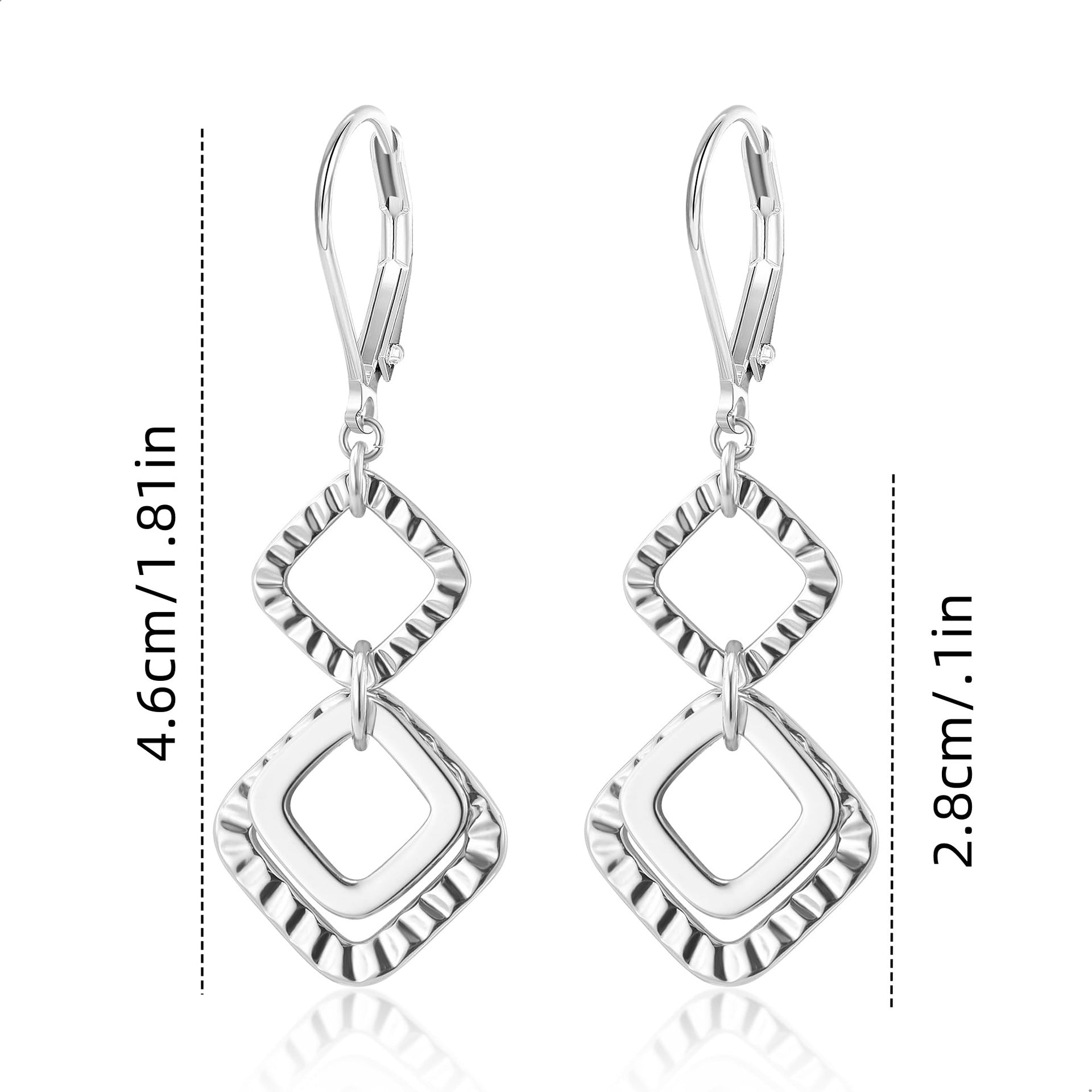 Brass real gold electroplating niche light luxury karst pleated earrings women's earrings