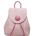 Small denim pink backpack, schoolgirl bag, large capacity travel backpack