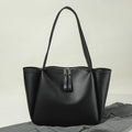 Elegant Large Tote Bag for Female - Handbag with Soft PU Material and Large Capacity for Everyday Style hobo