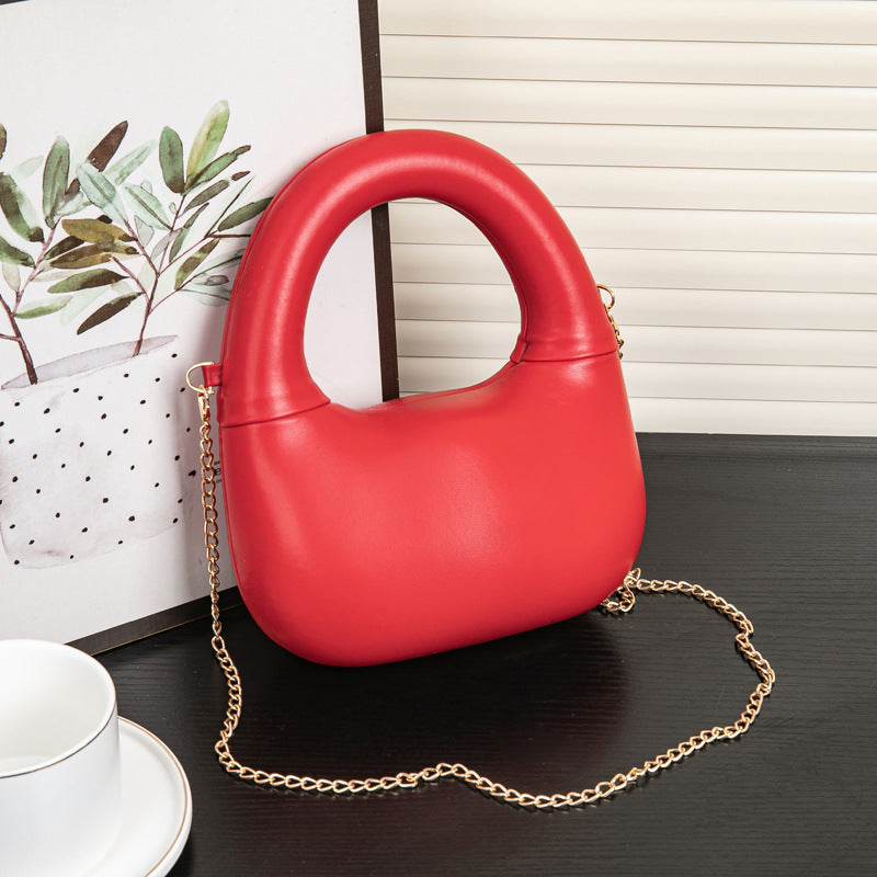 Women's Small Shoulder Bag, Versatile Magnetic Button Tote Evening Purse, Evening Bags for Women Formal